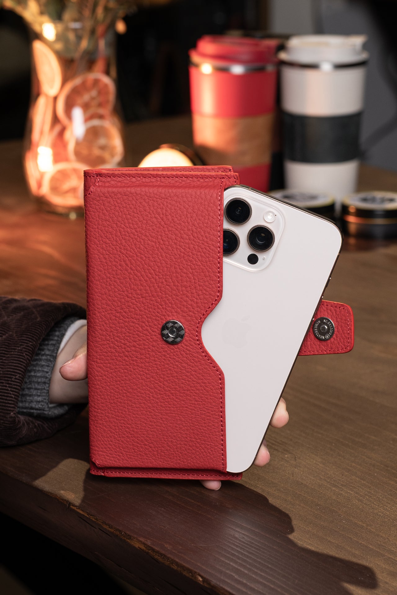 Zoe Telefon Hazneli Hakiki Deri Cüzdan