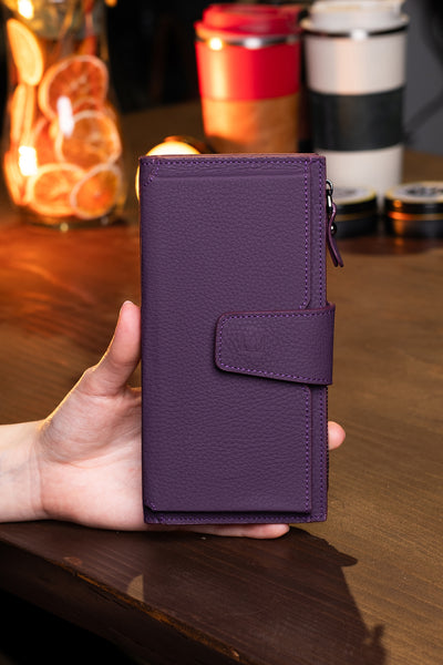 Zoe Telefon Hazneli Hakiki Deri Cüzdan