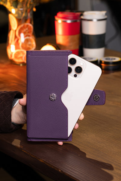 Zoe Telefon Hazneli Hakiki Deri Cüzdan