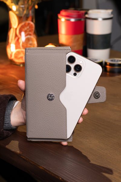 Zoe Telefon Hazneli Hakiki Deri Cüzdan