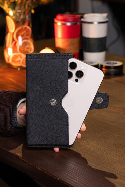 Zoe Telefon Hazneli Hakiki Deri Cüzdan