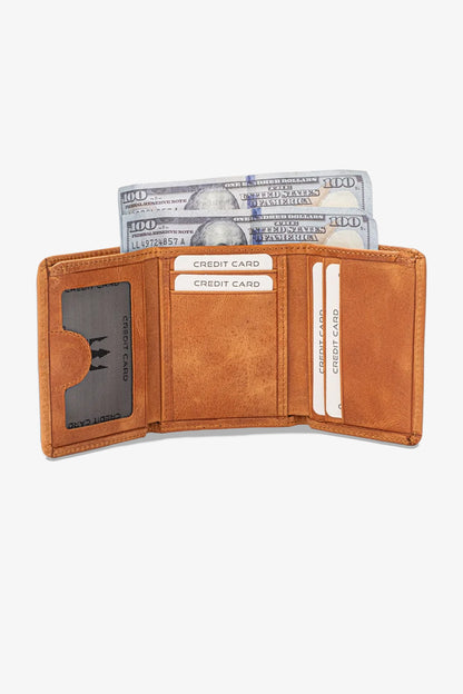 Troya Hakiki Deri Cüzdan