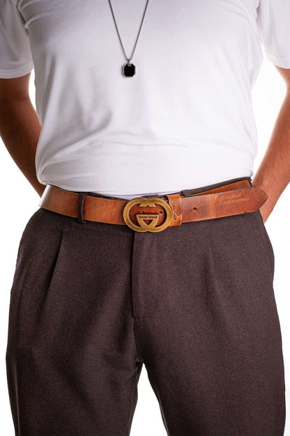 Green Island Hakiki Deri Kemer 4CM