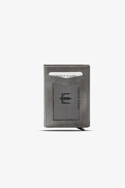 Prag Mekanizmalı Hakiki Deri Cüzdan