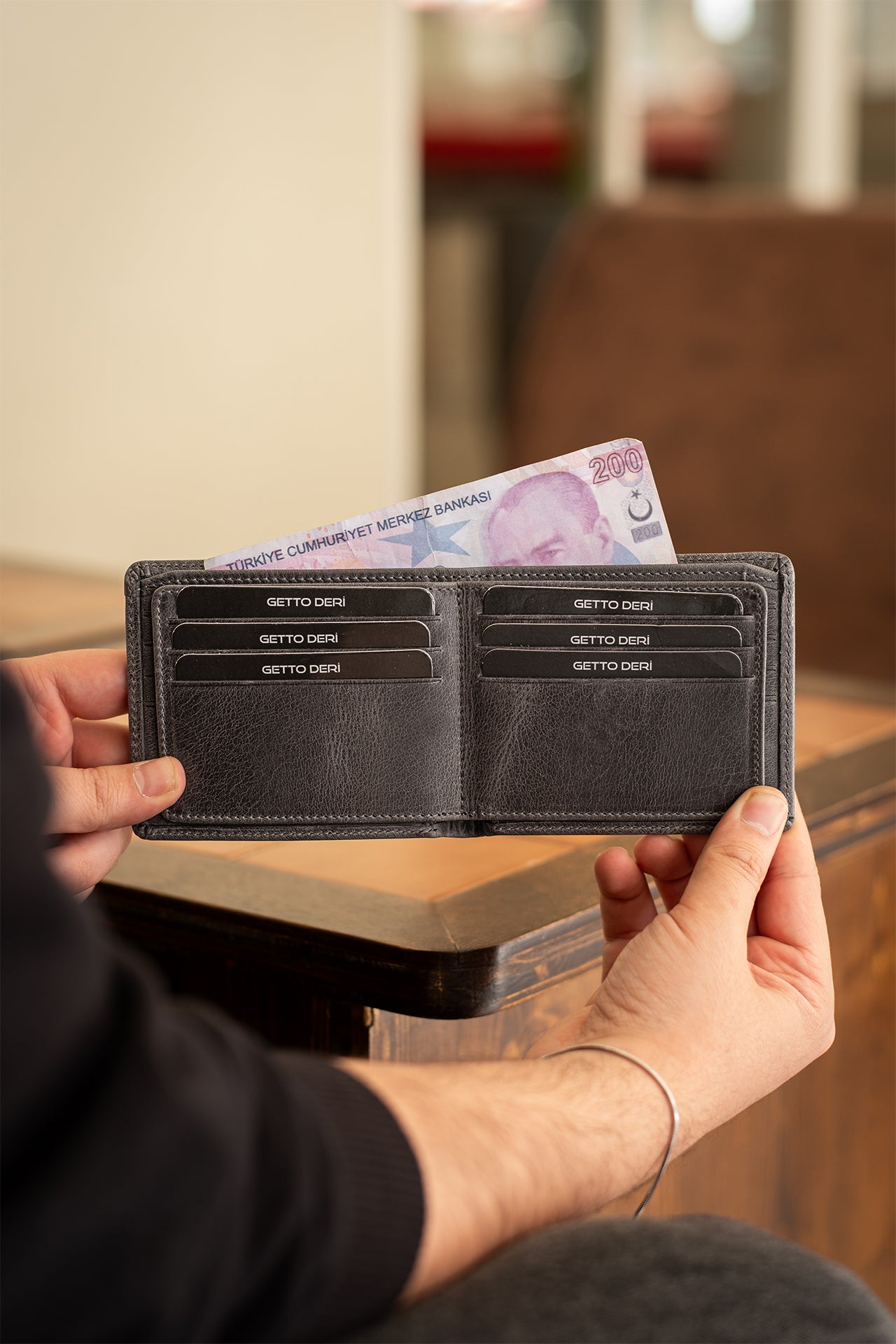 Royal Hakiki Deri Cüzdan