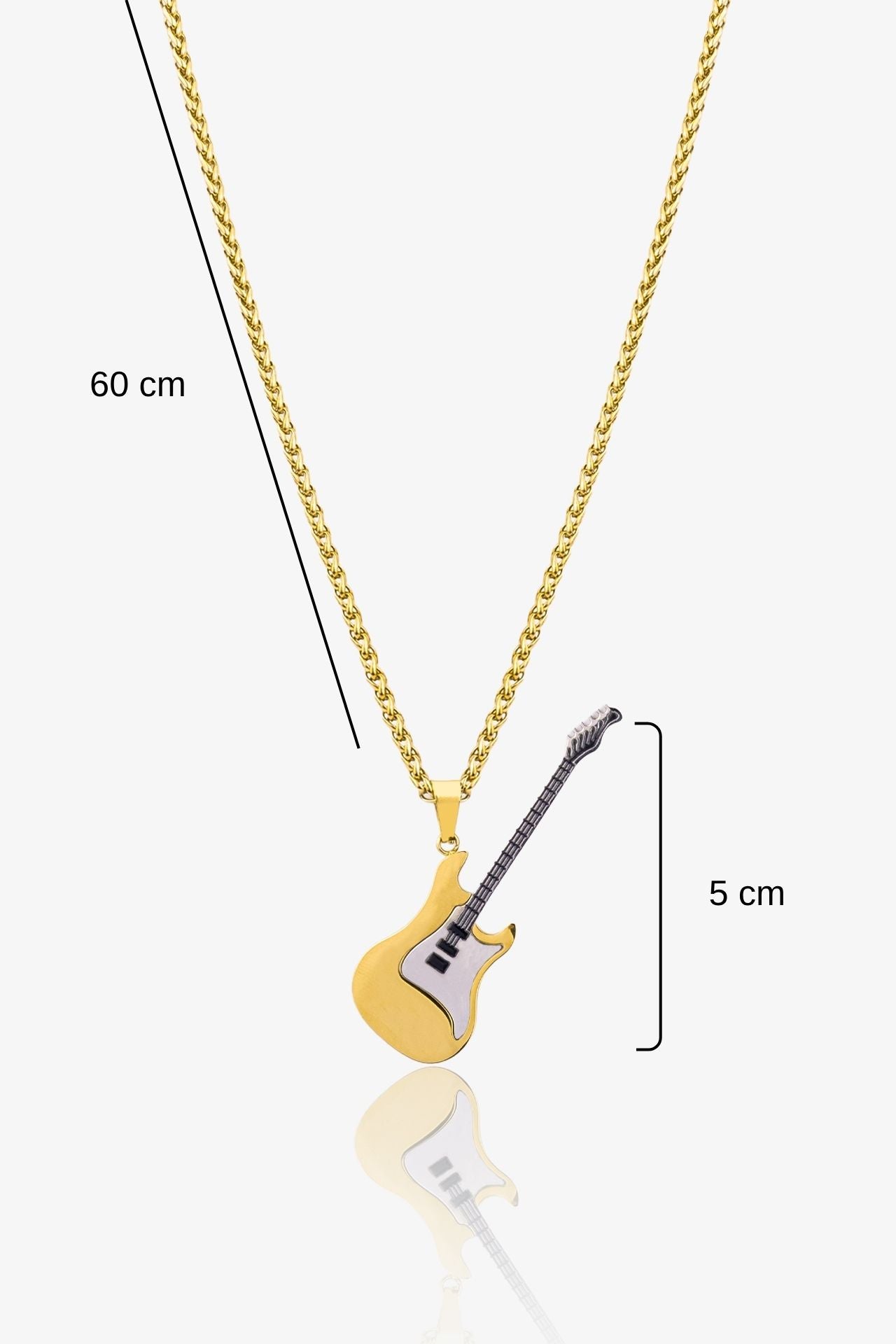 Guitar Çelik Kolye