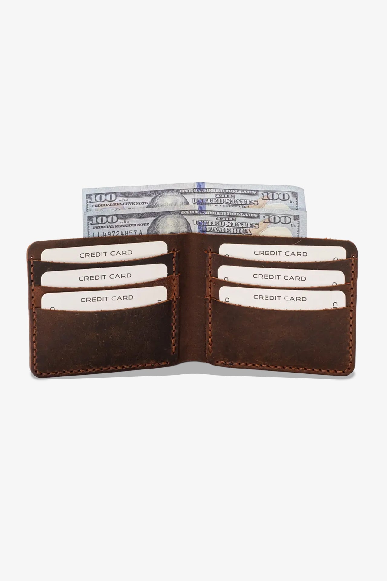 Hallerbos El Yapımı Hakiki Deri Cüzdan