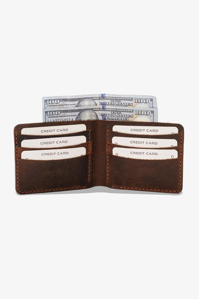 Hallerbos El Yapımı Hakiki Deri Cüzdan