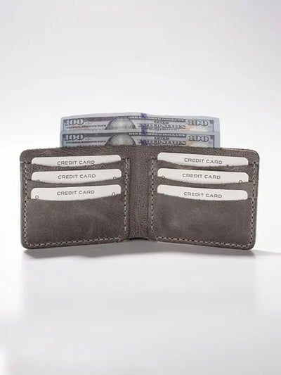 Hallerbos El Yapımı Hakiki Deri Cüzdan