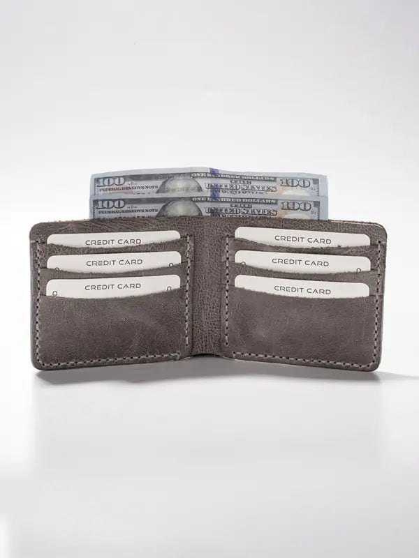 Hallerbos El Yapımı Hakiki Deri Cüzdan