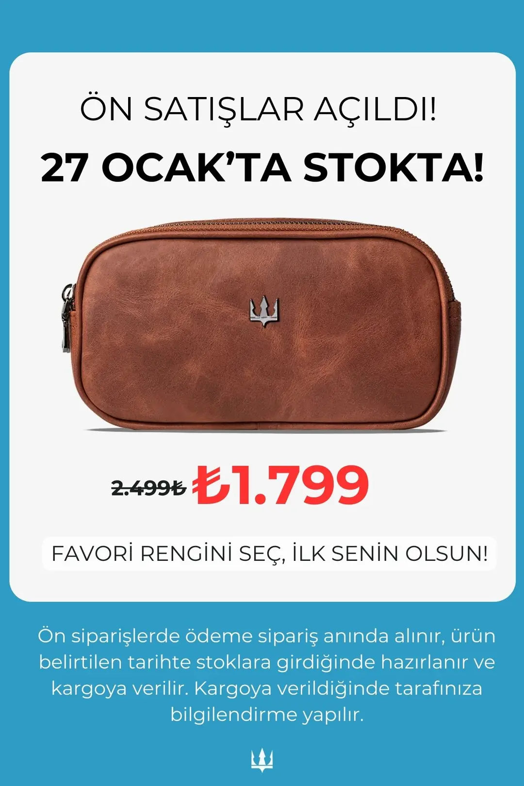 Pars Minimal Hakiki Deri El Çantası