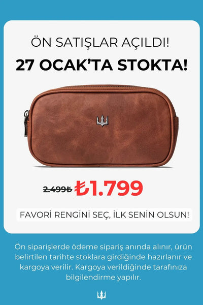 Pars Minimal Hakiki Deri El Çantası