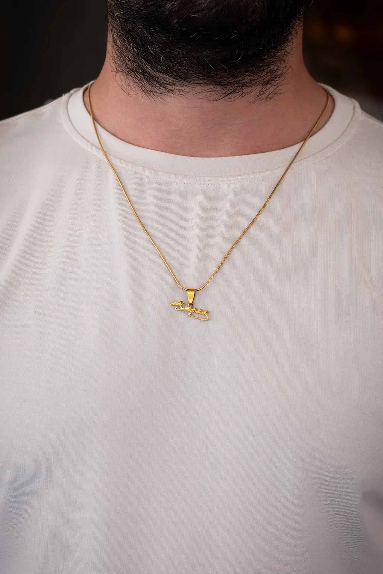 K.Atatürk İmza Çelik Kolye