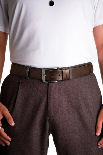 Anduril Hakiki Deri Kemer 4cm