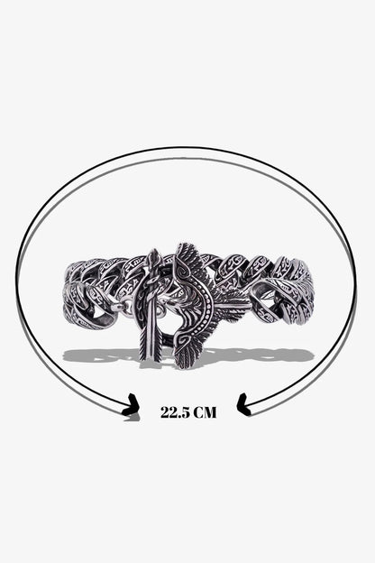 King Eagle Premium Çelik Bileklik