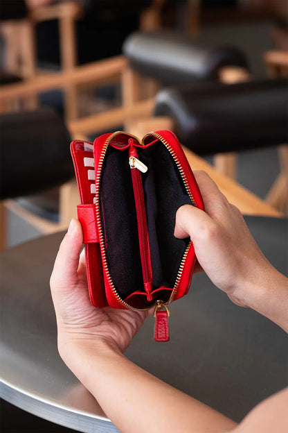 Amor Hakiki Deri Kadın Cüzdan