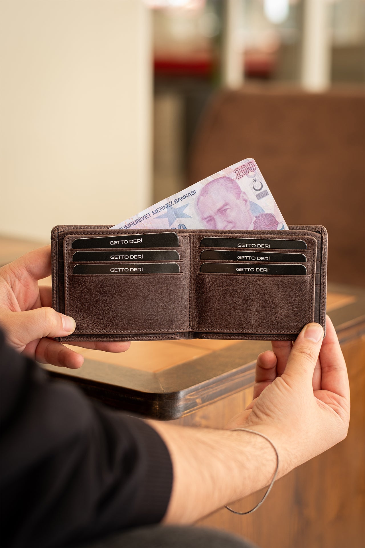 Royal Hakiki Deri Cüzdan