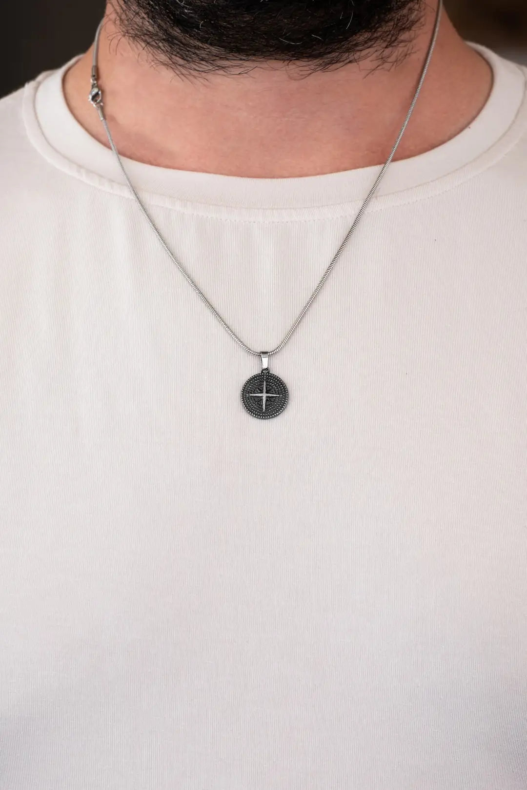 Kuzey Yıldızı Çelik Kolye