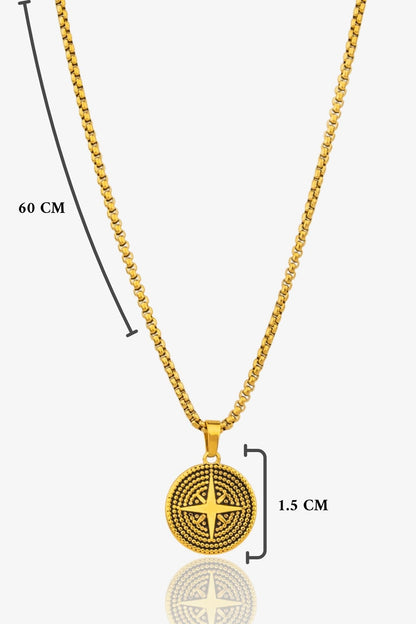 Kuzey Yıldızı Çelik Kolye