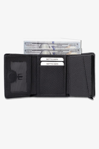 Vibe Mekanizmalı Hakiki Deri Cüzdan