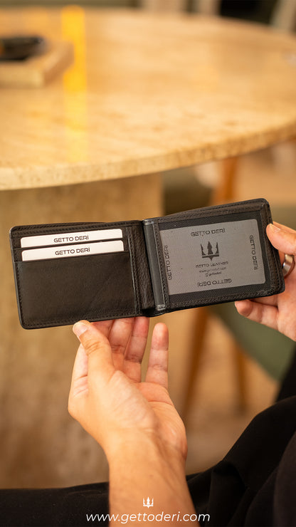 Milan Hakiki Deri Cüzdan