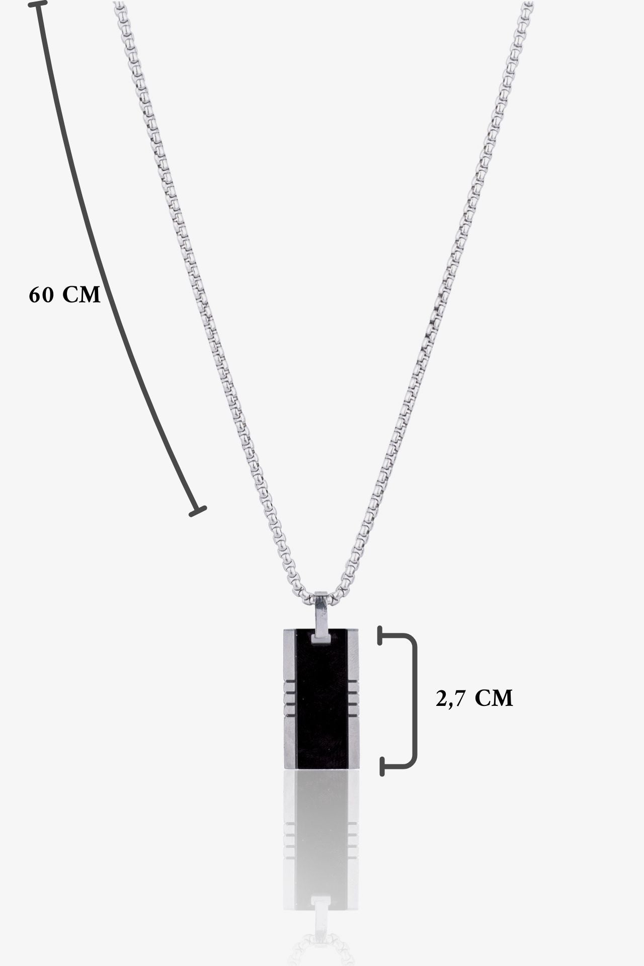 Monolith Çelik Kolye