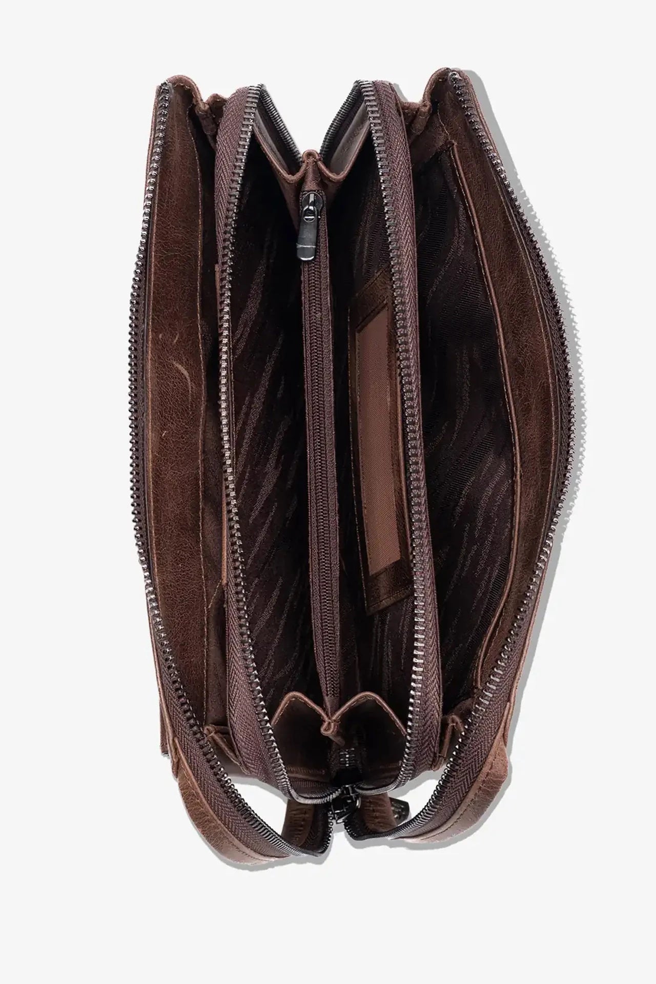 Ombre Hakiki Deri El Çantası