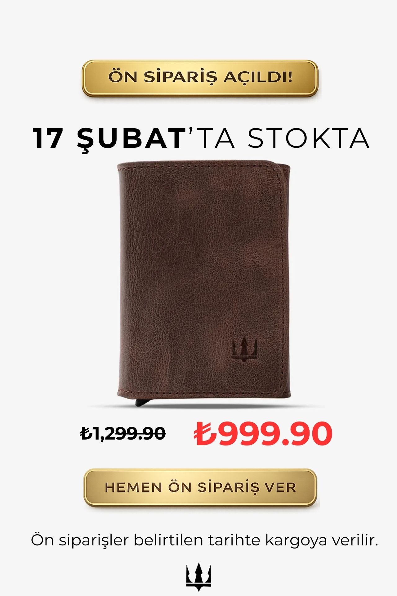 Vibe Mekanizmalı Hakiki Deri Cüzdan