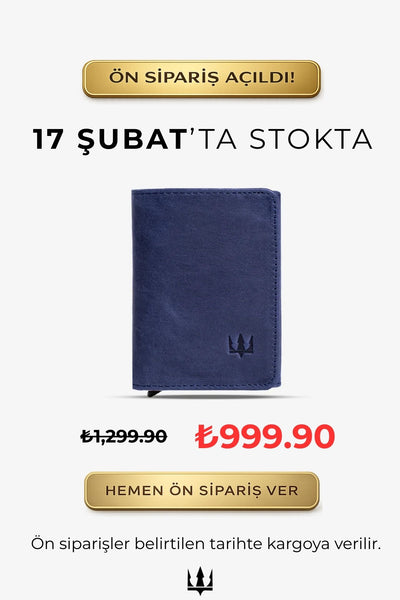 Vibe Mekanizmalı Hakiki Deri Cüzdan