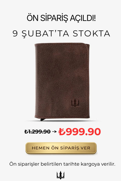 Vibe Mekanizmalı Hakiki Deri Cüzdan