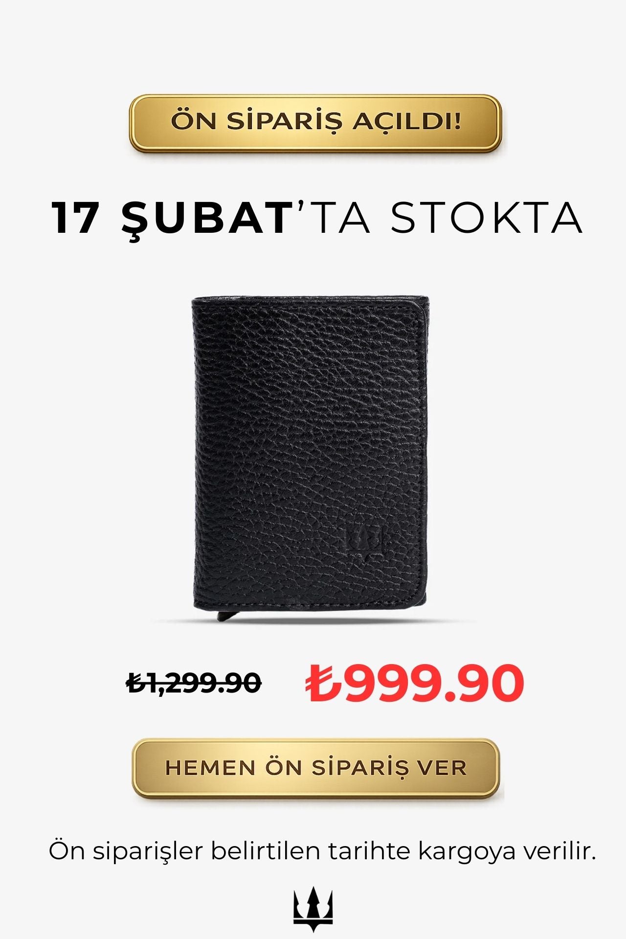 Vibe Mekanizmalı Hakiki Deri Cüzdan