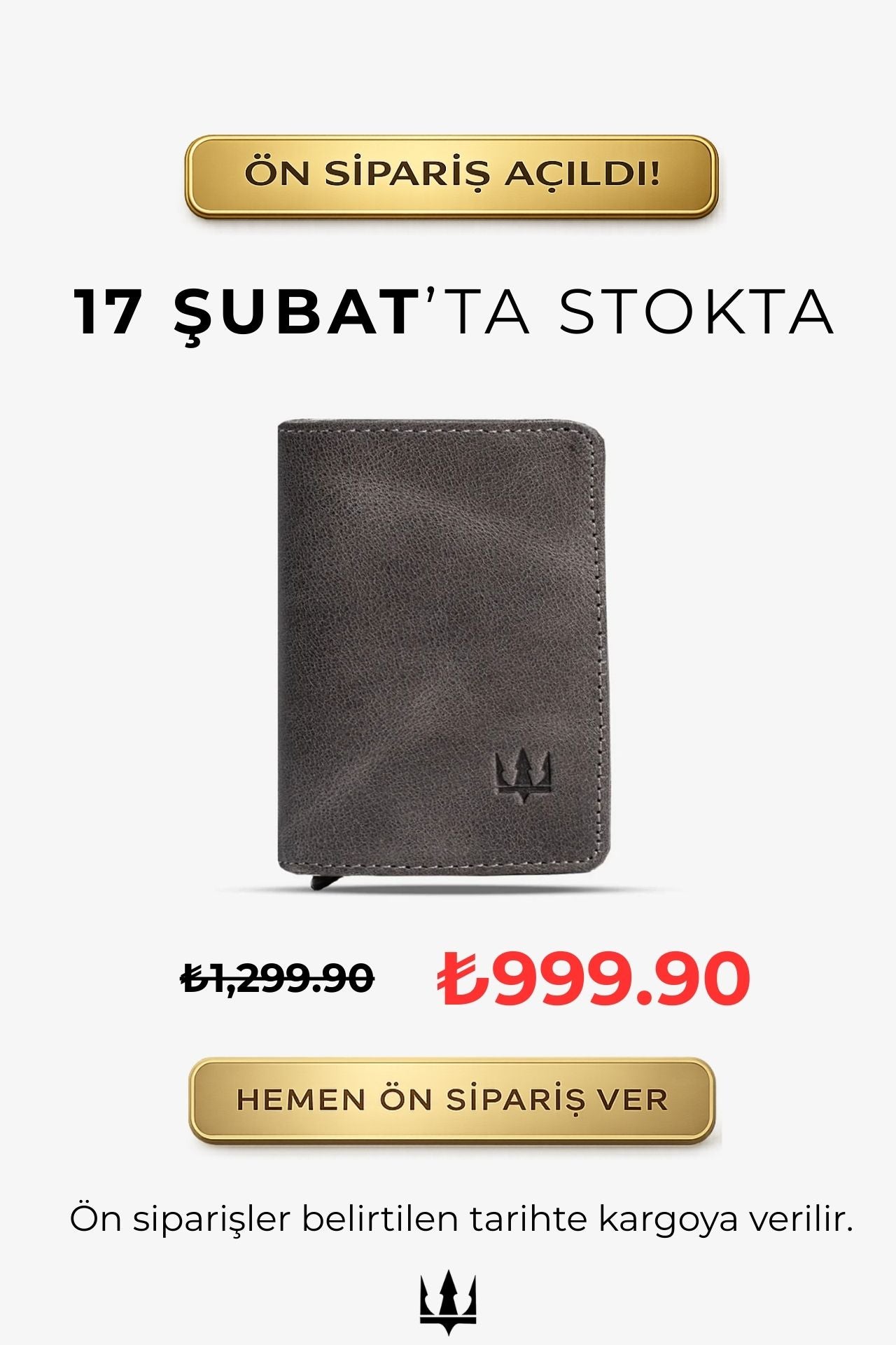 Vibe Mekanizmalı Hakiki Deri Cüzdan