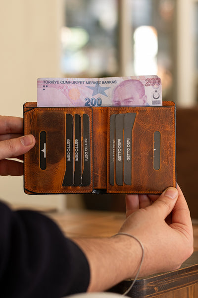 Rota Hakiki Deri Cüzdan