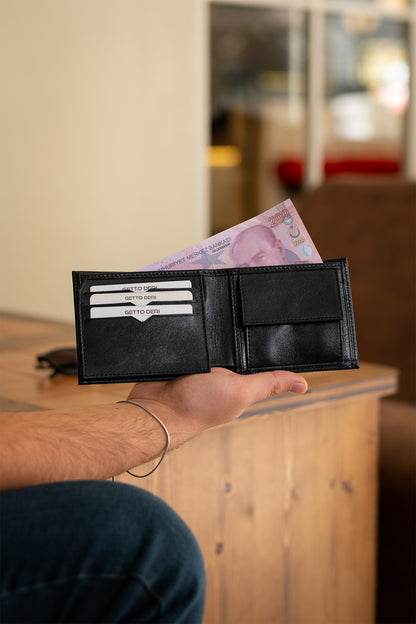 Orka Hakiki Deri Cüzdan