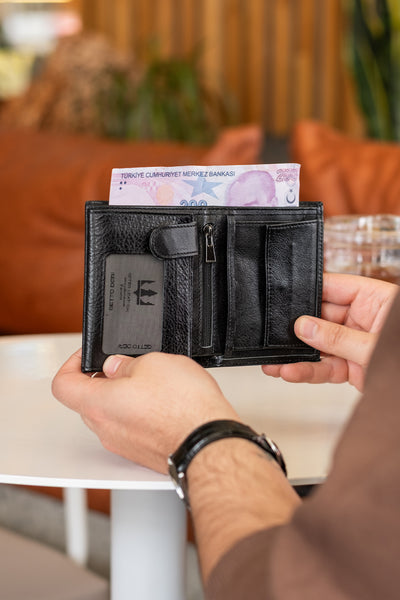 Ottoman Hakiki Deri Cüzdan