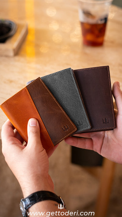 Palmas Hakiki Deri Cüzdan