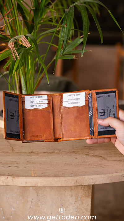 Palmas Hakiki Deri Cüzdan