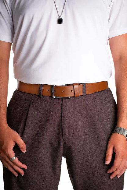 Port Hakiki Deri Kemer 3.5cm