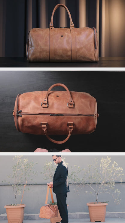 Richer Hakiki Deri Seyahat Çantası