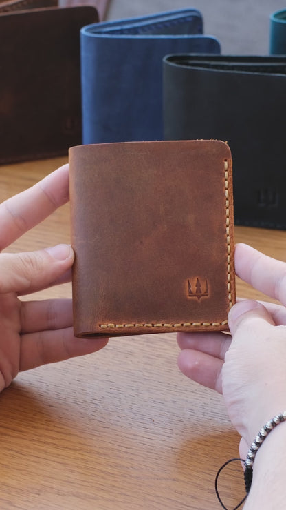 Stanton El Yapımı Hakiki Deri Cüzdan