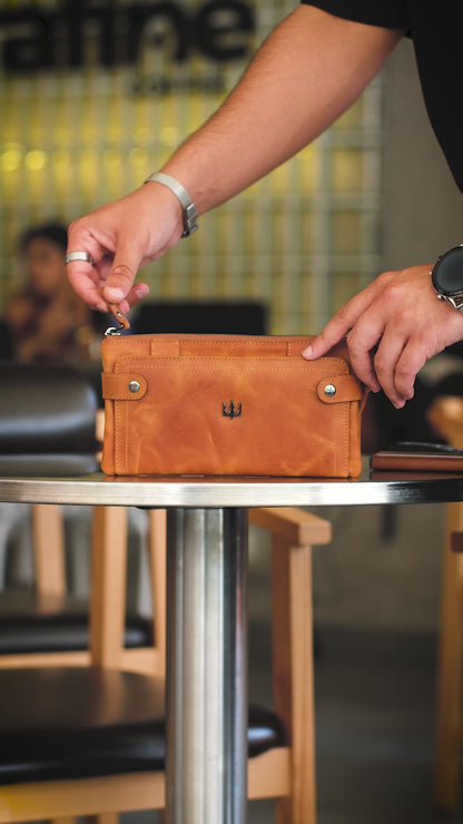 Granada Hakiki Deri El Çantası