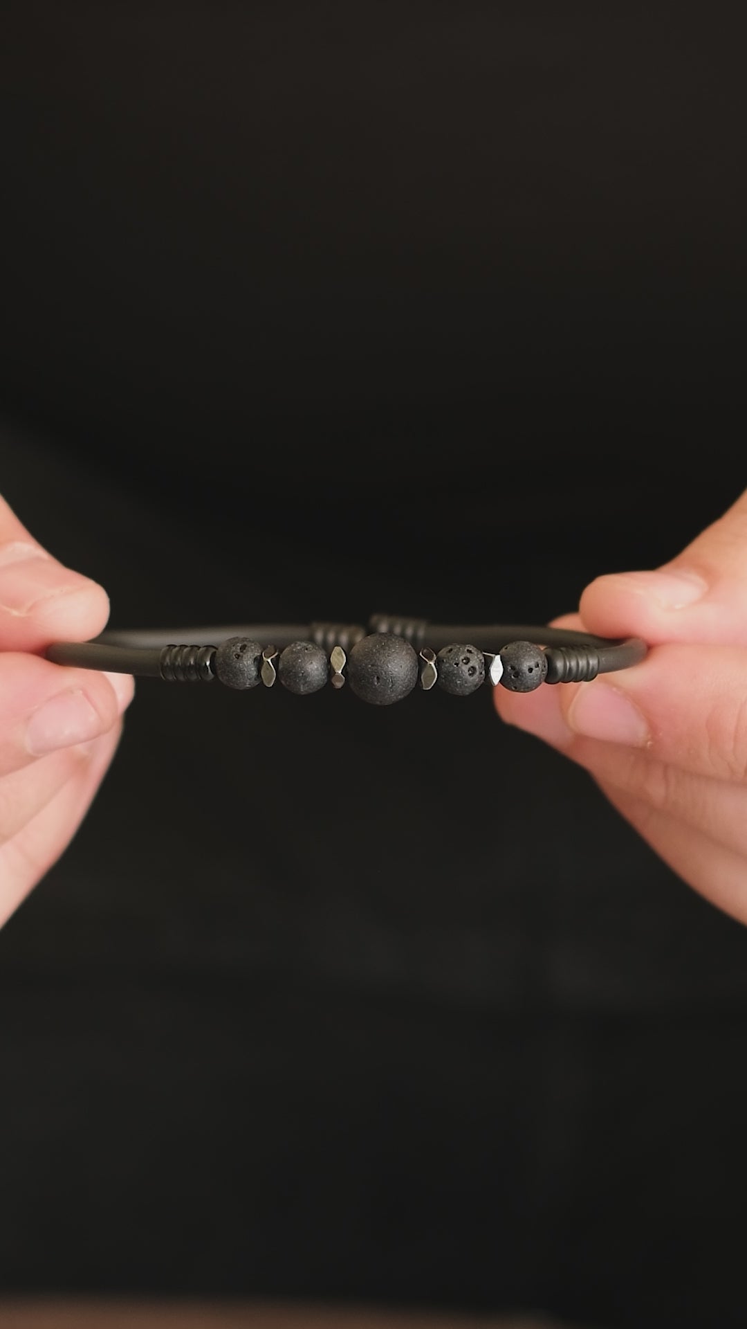 Videoyu yükle: Lav Hematit Bileklik (Sağlık Taşı)