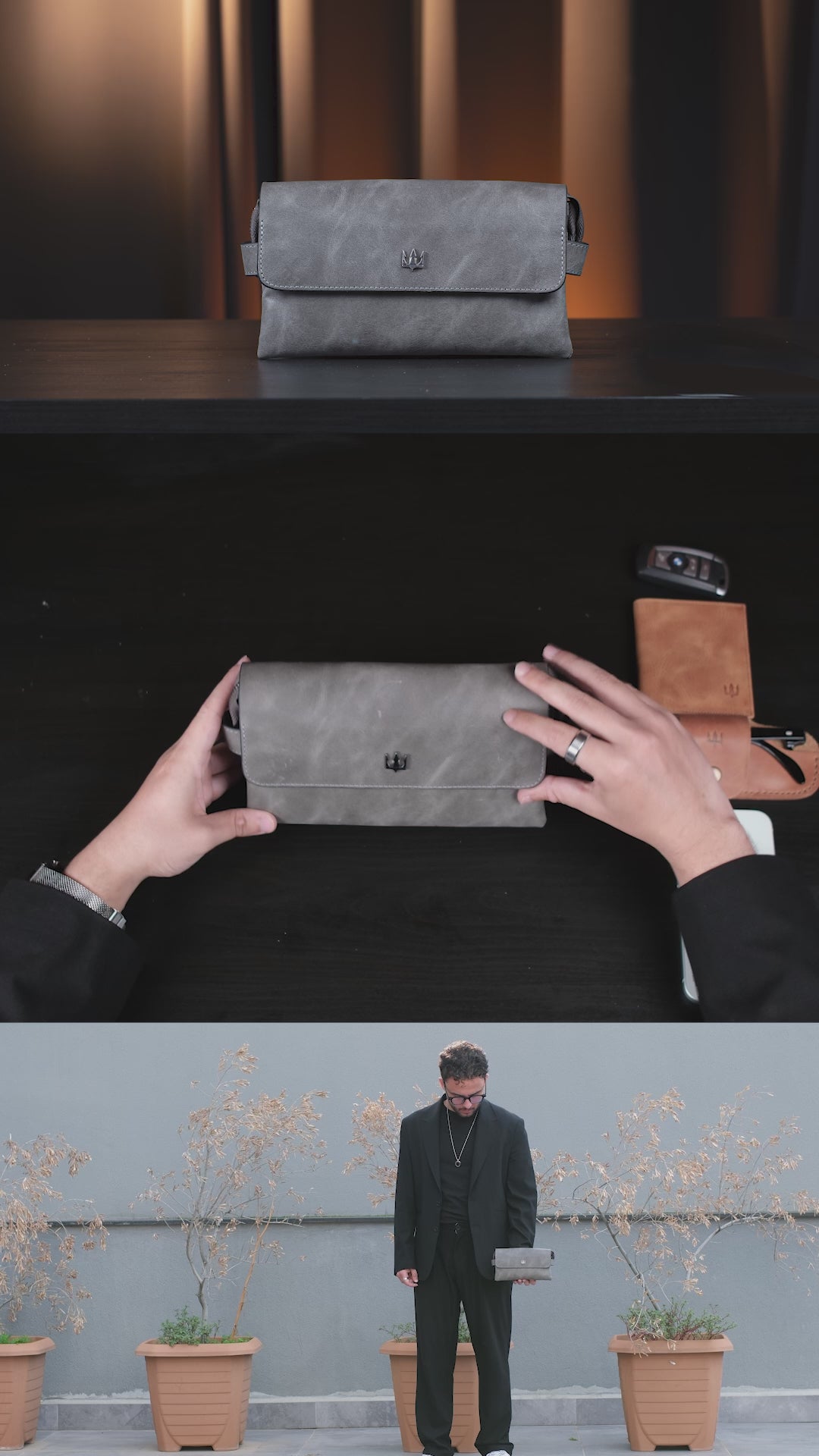 Videoyu yükle: Master Hakiki Deri El Çantası