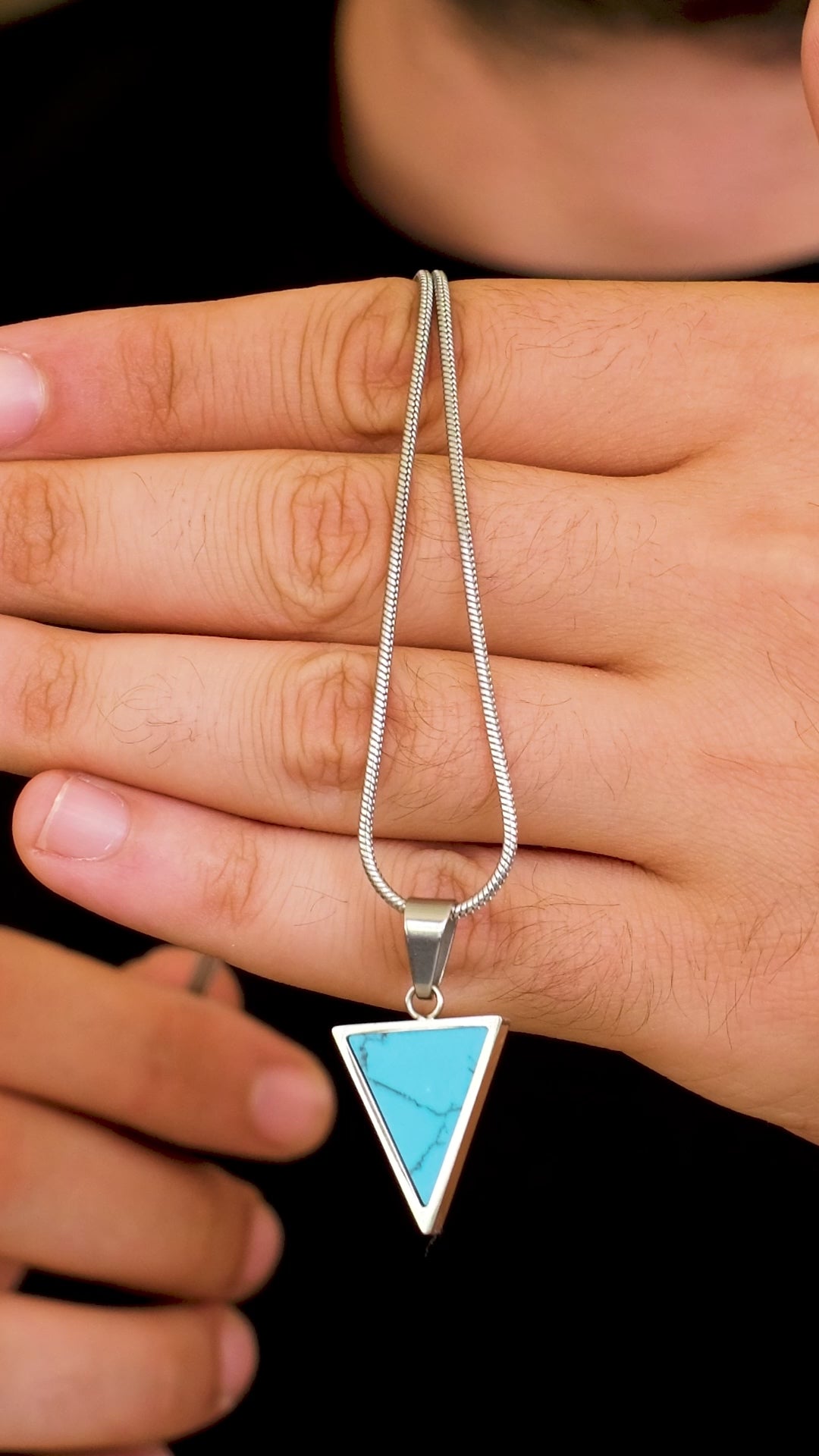 Priz Marin Çelik Kolye