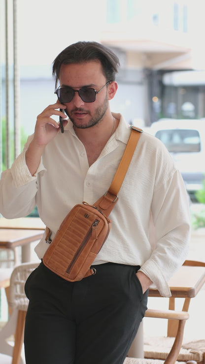 Cross Hakiki Deri Çanta