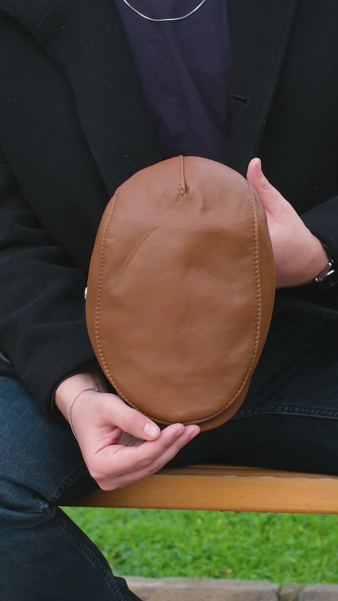 London Hakiki Deri Kasket