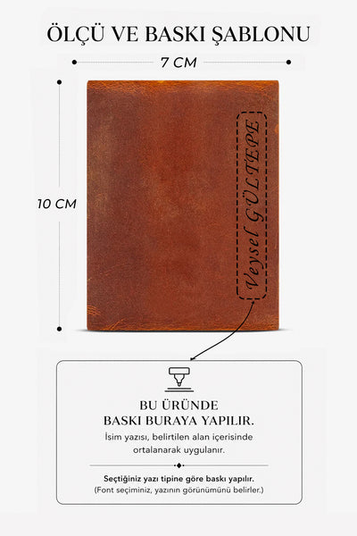 Puros Hakiki Deri Cüzdan