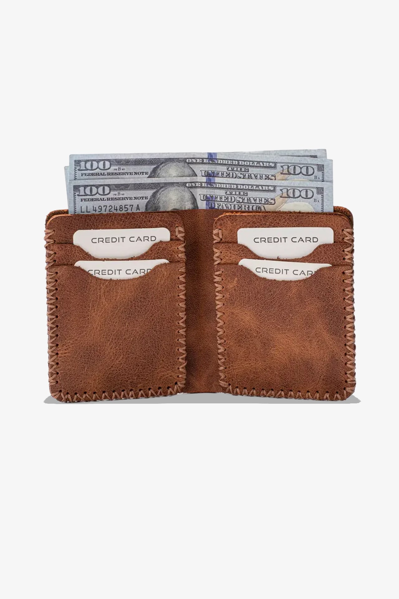 Quebec El Yapımı Hakiki Deri Cüzdan