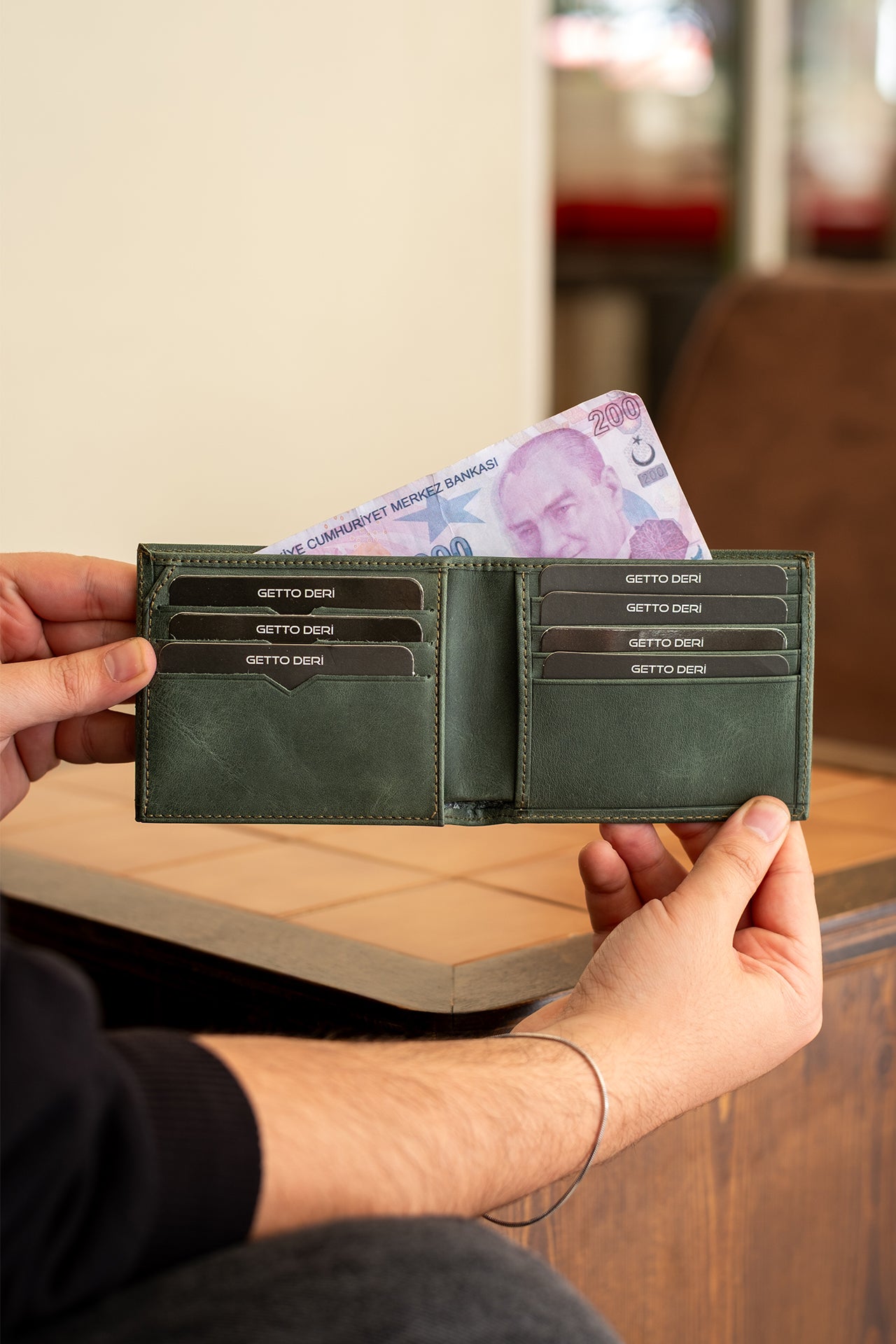 Roma Hakiki Deri Cüzdan