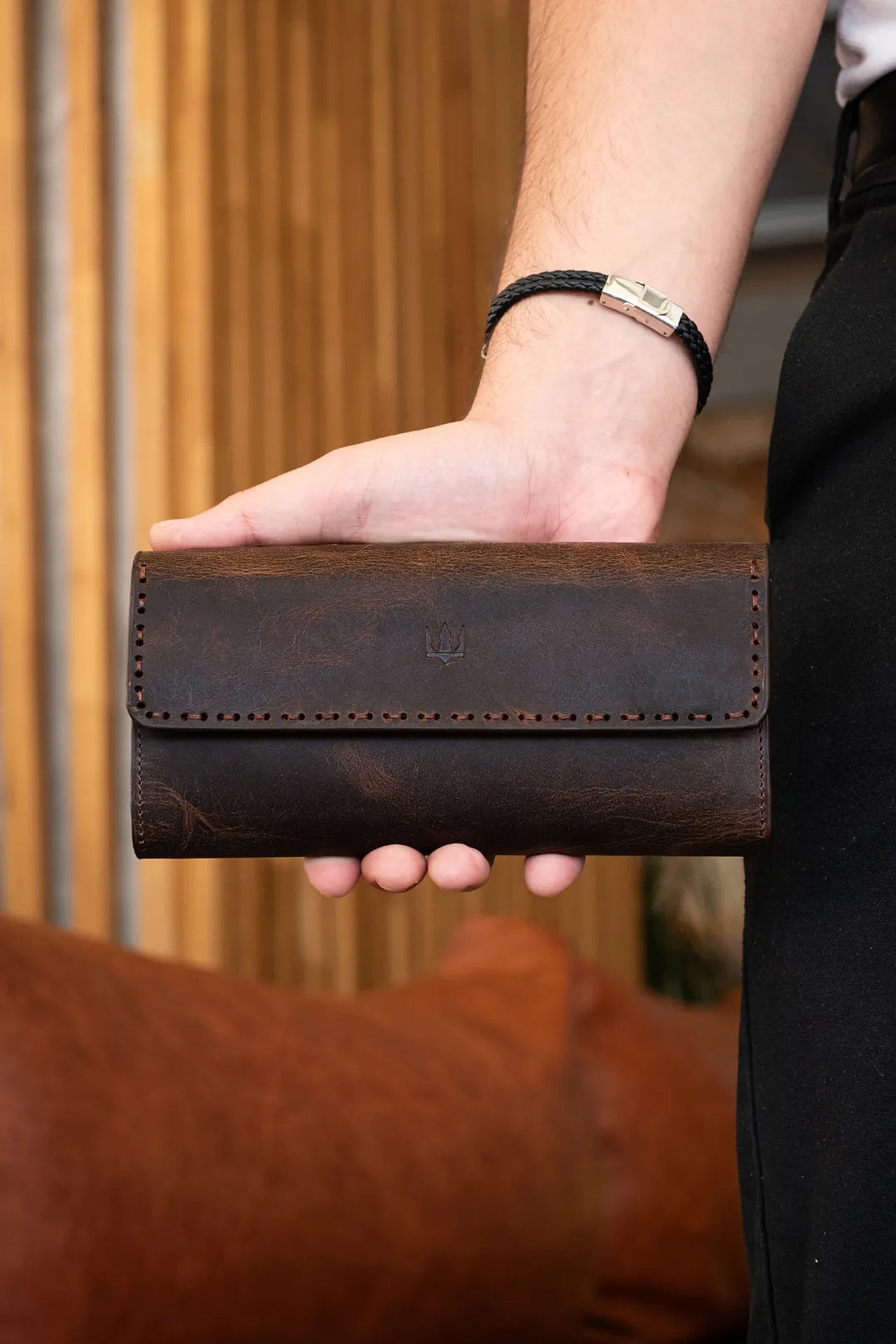 Santa Hakiki Deri Portföy Cüzdan